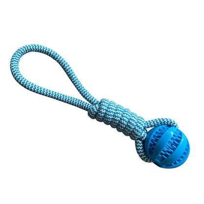 Ball Treat Dispenser Rope Toy