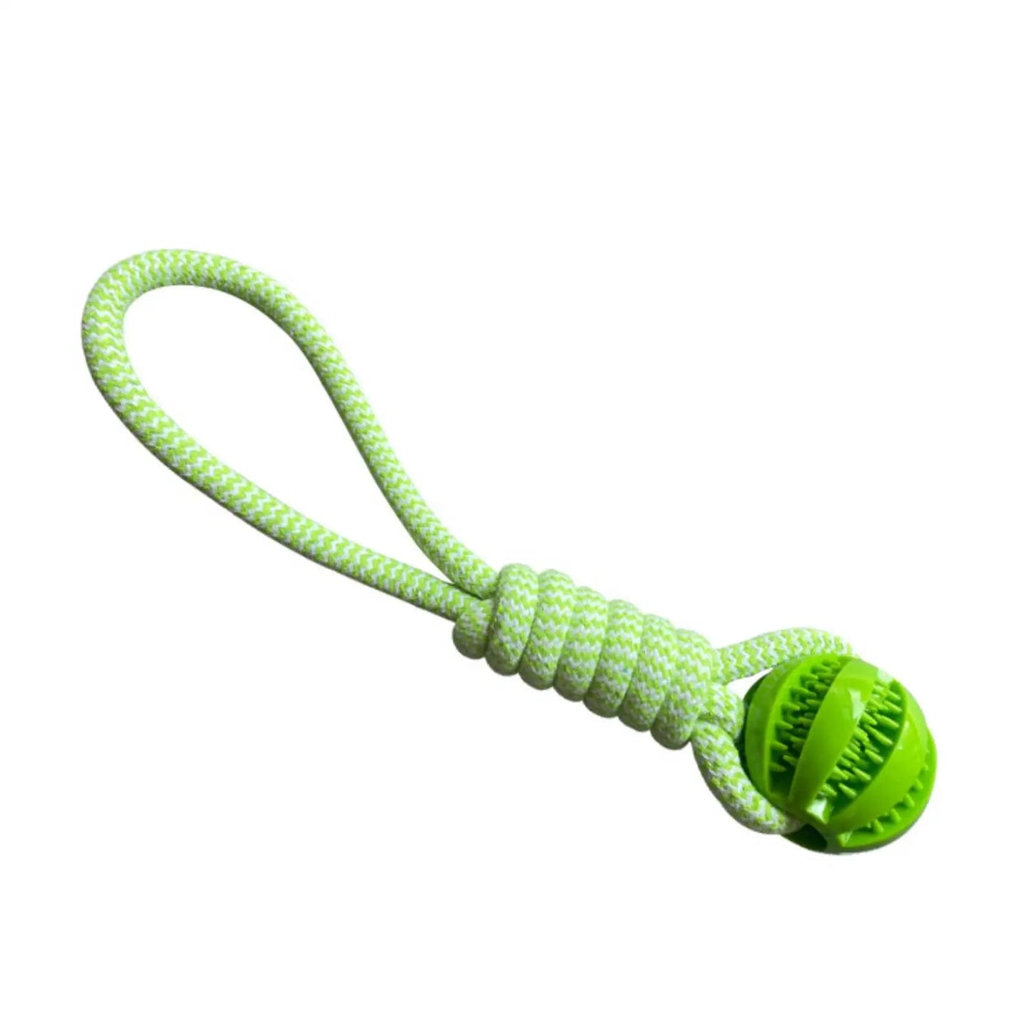 Ball Treat Dispenser Rope Toy